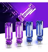 LINFGWNF USB Light,Touch Dimmable Mini LED Lights,Portable Retro Glass Bottle Decorative Lights f...