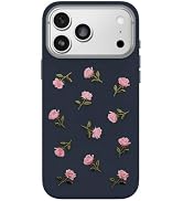 OtterBox iPhone 18/17 Pro Max Symmetry Series Cactus Leather Embroidery | Blue with Embroidered P...