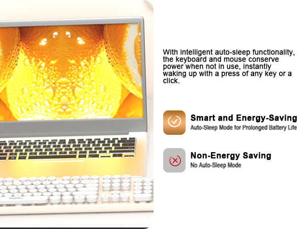 Wireless Keyboard and Mouse Combo