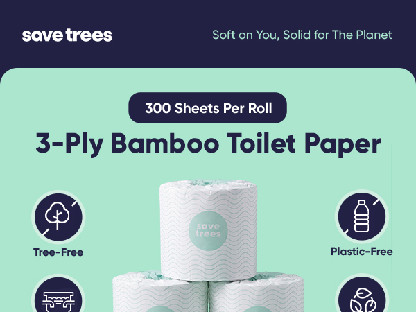 toilet paper bamboo ply free organic recycled septic safe individually wrapped sustainable products
