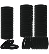 FVOLREM Hair Ties, 150 PCS No Damage, Hair Elastics Hair Accessories for Women Girls, Thick Seaml...