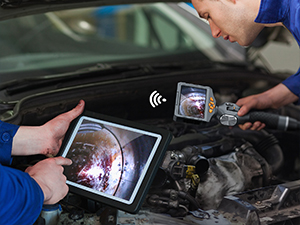 Teslong 5-inch IPS Endoscope Inspection Camera with Articulated Probe