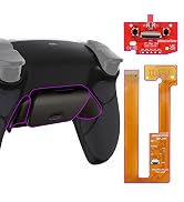 eXtremeRate Back Paddles RISE Remap Kit for PS5 Controller Redesigned Back Shell and Back Buttons