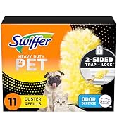 Swiffer Dusters Heavy Duty Pet Multi-Surface Duster Refills for Cleaning, With Febreze Odor Defen...