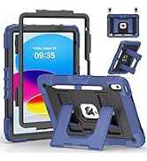Case for iPad A16 11th Generation 11 Inch (2025)/10th Generation 10.9 Inch (2022), Dinines Rugged...