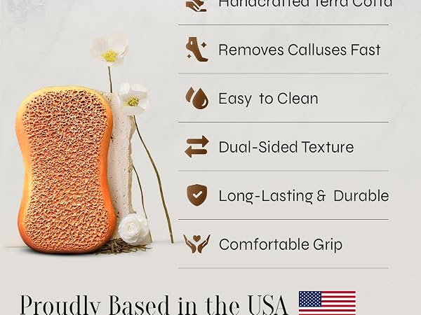 Facón Pumice Stone Exfoliating Foot Scrubber