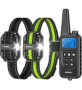 Dog Training Collar with Remote, 4200FT Electronic Dog Shock Collar with Beep, Vibration, Shock, ...