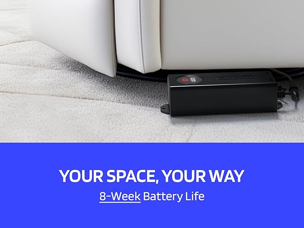 Battery Pack for Reclining Furniture - Rechargeable Recliner Battery Pack - 2200mAh Universal 2-Pin
