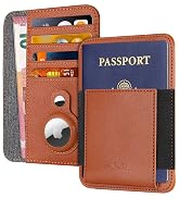 Passport Holder with AirTag Holder