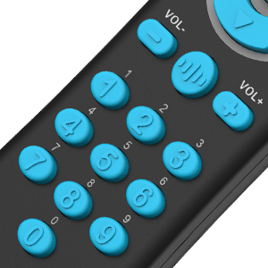 baby sensory toy remote with texture