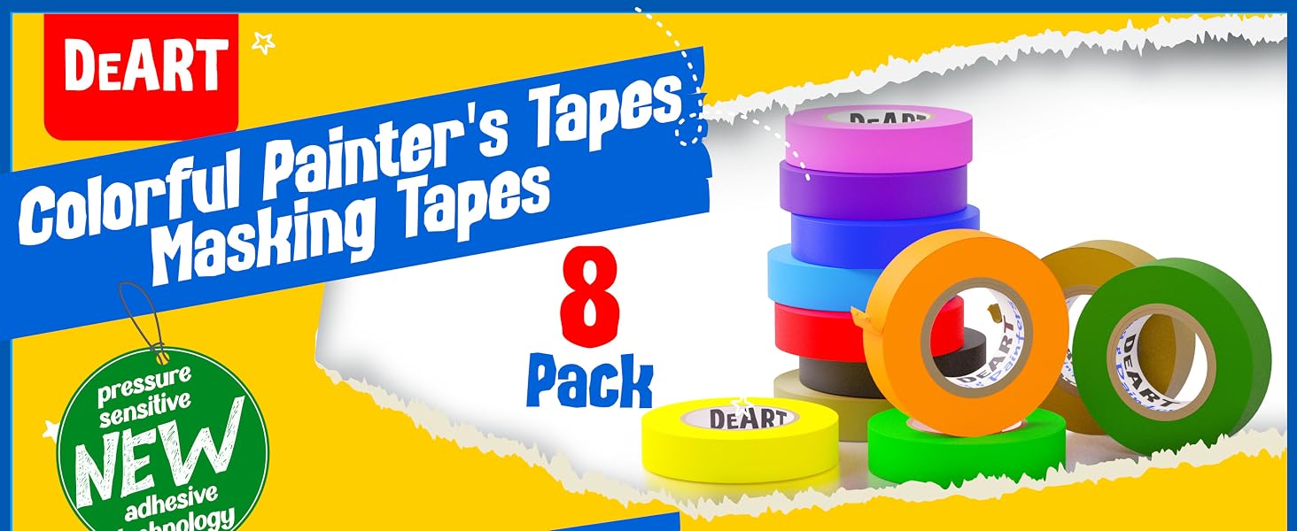 paper tape colored masking tape colored tape painters tape kids tape colorful tape