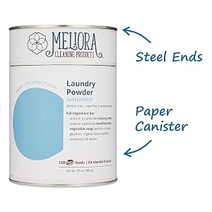 Meliora Cleaning Products Laundry Powder Packaging