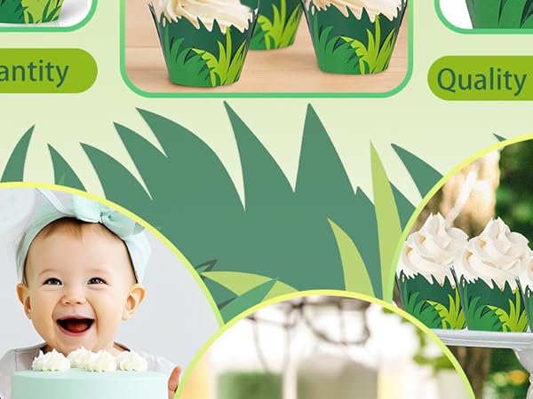 Green Grass Cupcake