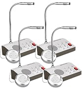 Retevis Case of 4, RT-9908 Bank Counter Window Intercom System,Louder Speaker,Volume Control,Scho...