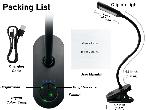 rechargeable desk light