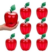 HANZE Large Red Apple Container, Apple Shaped Candy Toy Gift Filling Containers Jar for Party Wed...