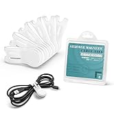 Magnetic Cord Ties Organizers, Kanemc Silicone Cable Tie Cord Wrap Reusable Twist Ties Wire Strap...