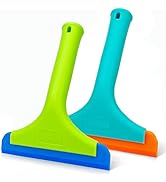 Super Flexible Silicone Squeegee, Auto Water Blade, Water Wiper, Shower Squeegee, 5.9'' Blade and...