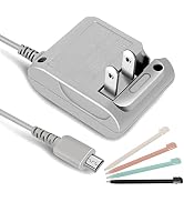DS Lite Charger Kit,FIOTOK Ds Lite Stylus Pen Replacement for Nintendo DS Lite Systems,AC Adapter...
