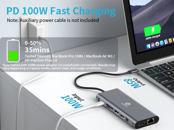 PD 100W Fast Charging