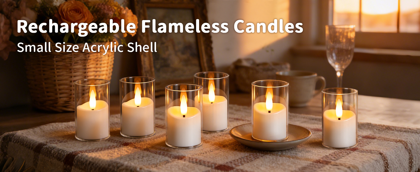 Rechargeable Flameless Candles