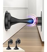 Door Stoppers Magnetic Door Catch - 2 Pack Stainless Steel Heavy Duty Door Stops for Bottom of Do...