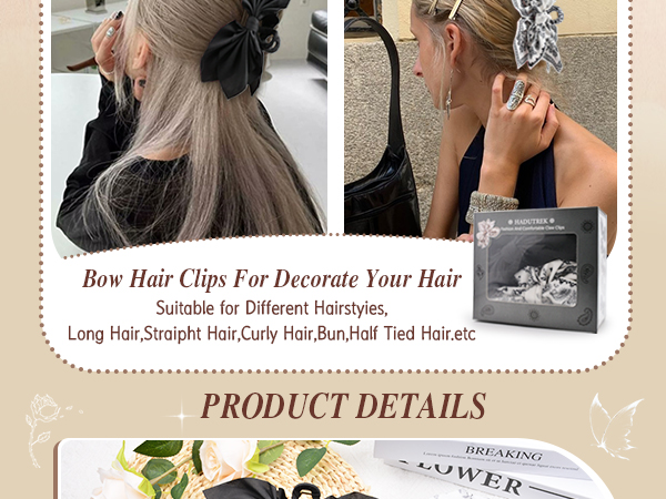 claw clips hair clip for women teen bows for girls hair claw clips butterfly clips flower clips