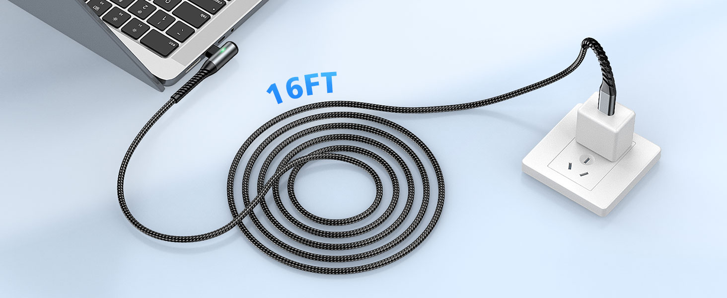 90 Degree USB C to USB C Dual Type C Cable