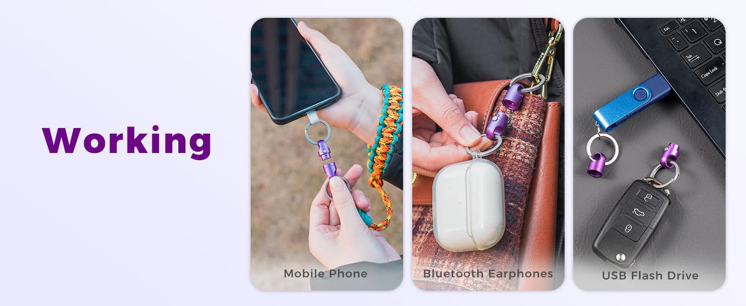 pull apart key chain for working