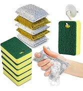 SPONGENATOR Kitchen Scrubbing Sponges Bundle Includes 6 Heavy Duty Non-Scratch Scrubbing Multi-Su...