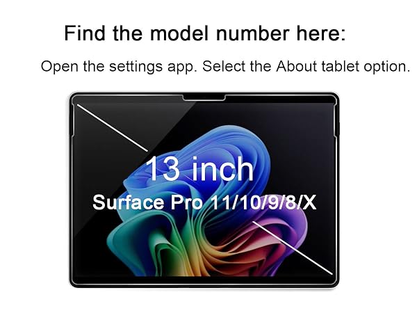 Microsoft Surface Laptop 13 Screen Protector – 2.5D Rounded Edges for Seamless Fit