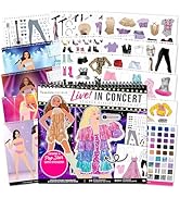 Fashion Angels Live! in Concert Sticker Stylist Fashion Set, Includes Concert Venue Style Boards,...