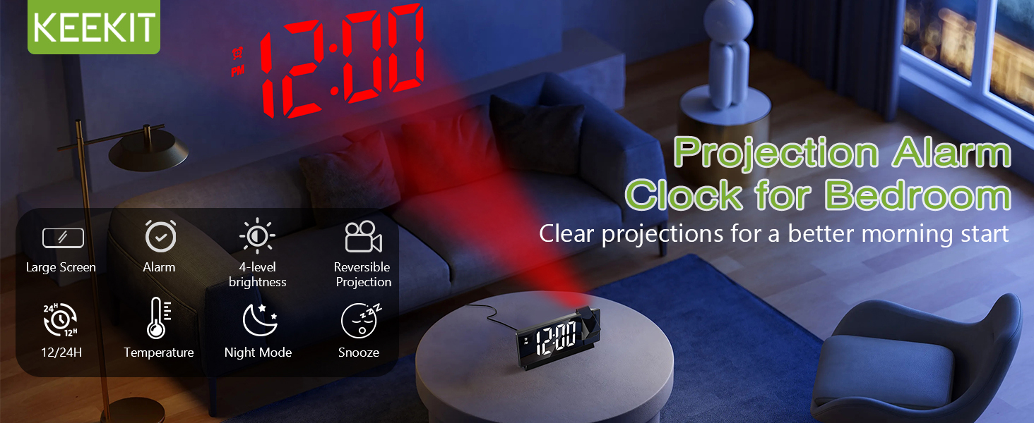 Projection Alarm Clock