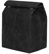 ECHSRT Waxed Canvas Lunch Bag, Vintage Reusable Lunch Box for Men & Women, Waterproof Leakproof I...