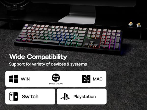 TH108 Wireless Gaming Keyboard