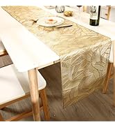 PVC Table Runner, 71" x 13.8" (180cm x 35cm), Elegant Table Centerpiece for Dining Room, Parties,...