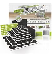 Slipstick Gorilla Felt Furniture Pads (375 Piece Variety Pack) Premium Furniture Pads & Chair Leg...