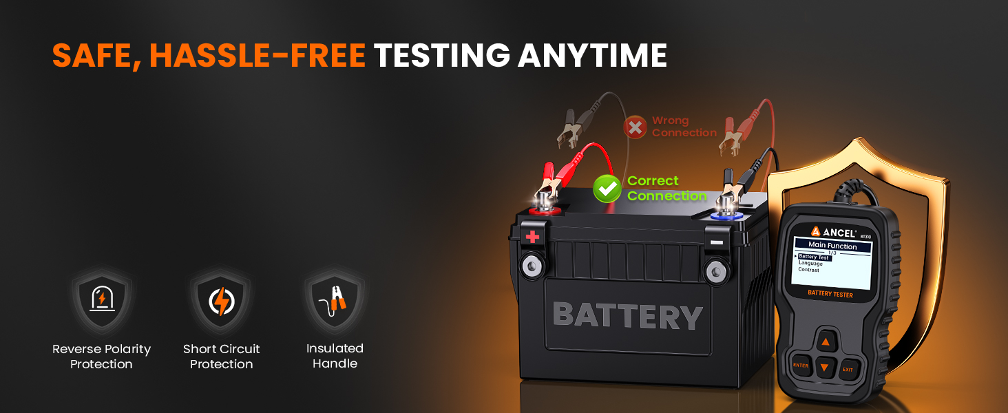 BT310 car battery tester