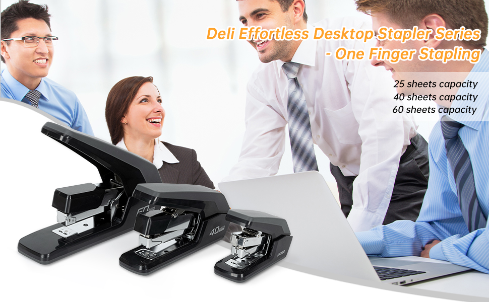 effortless desktop stapler