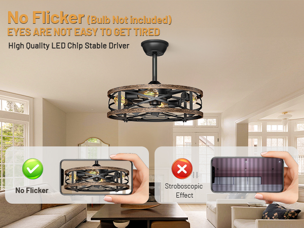 industrial ceiling light fan