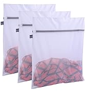 Kimmama Mesh Laundry Bags,Laundry Bags Mesh Wash Bags,Lingerie Bags for Washing Delicates,Net Fab...