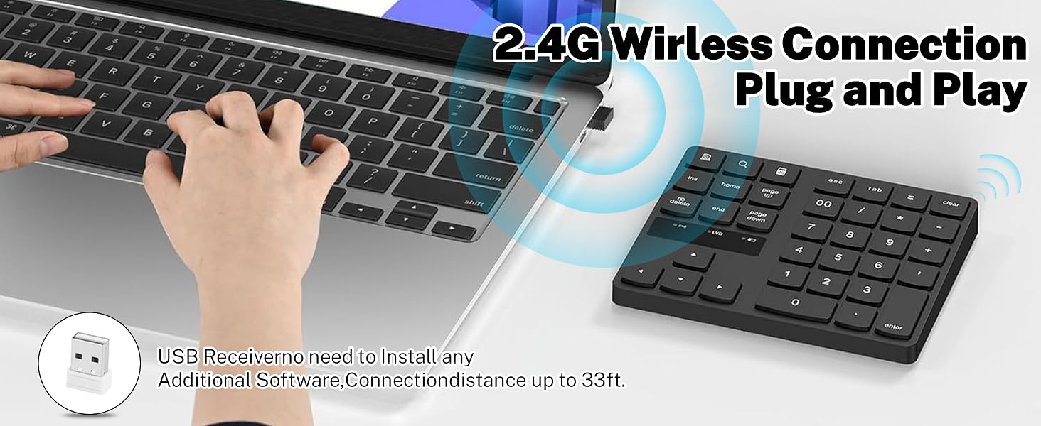 2.4G Wirless Connection Plug and Play