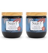Saavy Naturals Sugar Scrub Body Exfoliator, Relaxing Tahitian Vanilla, Natural Exfoliation and Mo...