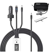 STARGEAR Starlink Mini Cable 10FT/3M, 3 in 1 Cable with Digital Voltage Display & On/Off Switch, ...