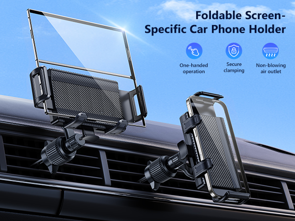xuenair z fold 7 car mount features an upgraded opening and closing mechanism