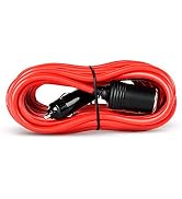 Nilight 10003W 14ft Extension Cord Cable Heavy Duty 12V/24V Car Charger with Cigarette Lighter So...