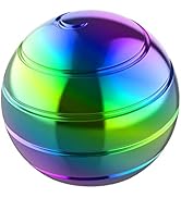 Apqdw Kinetic Desk Spinnin Toys Ball, Fidget Toy Balls for Office for Adults, Optical Illusion Ro...