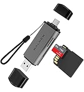 SD/Micro-SD Card Reader, WALNEW USB 3.0 and USB-C to SD/TF Memory Card Adapter for Mac,MacBook,Co...