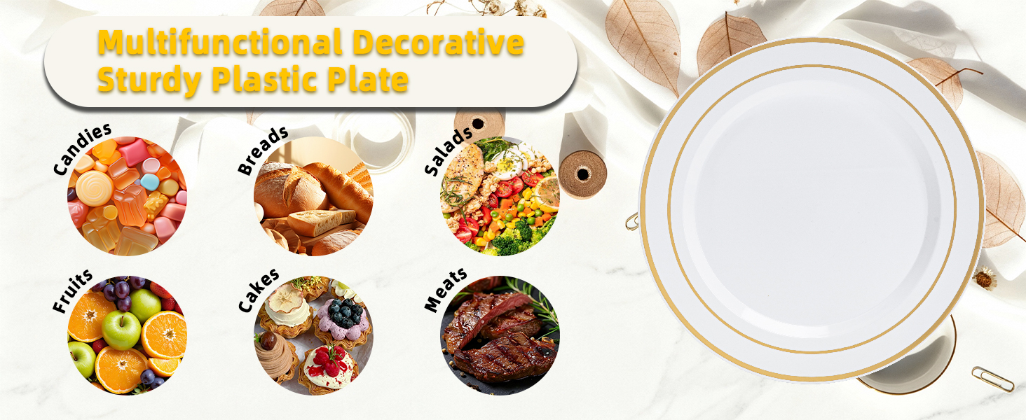 plastic plates sets