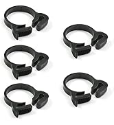 MroMax Double Snap Grip Nylon Hose Clamps 28.2mm-31.1mm/1.11"-1.22" | 5Pcs Adjustable Ratcheting ...